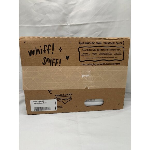 Second Nature Air Filters For HVAC System Size 20x25x1 NIB - Picture 1 of 3